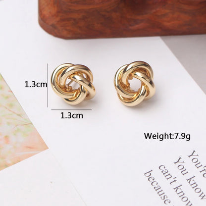 Twist & Shine Studs Earrings