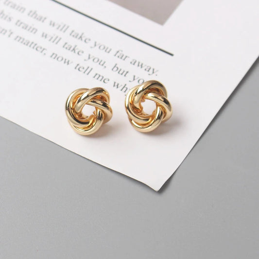 Twist & Shine Studs Earrings