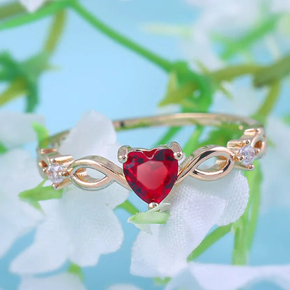 Heart Stone Ring