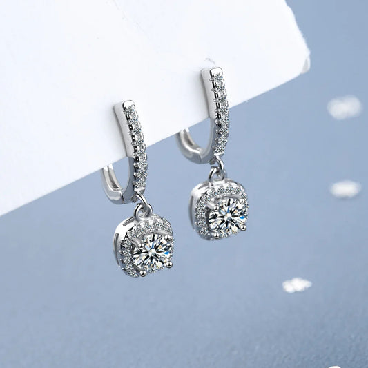 Celestial Elegance Moissanite Earring